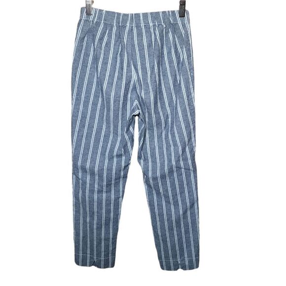 John Galt Brandy Melville Women's Pants One Size Small Gray White Striped Tilden - Picture 4 of 7